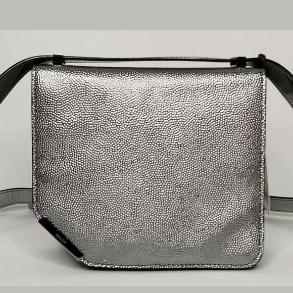 BALLY Corner Leather Flap Crossbody Shoulder Bag - Picture 2 of 8